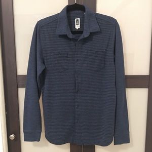 Howe blue button down long sleeve shirt size M
